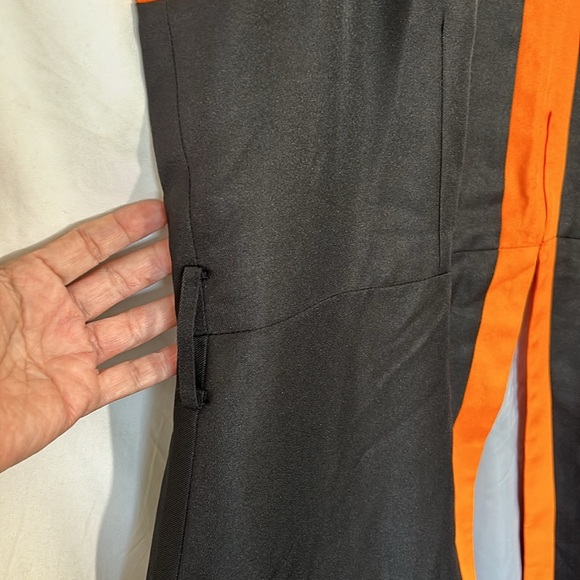 NWT Anime Natsu Dragneel Miccostumes size XL Black and Orange with armband - Picture 2 of 13